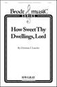 How Sweet Thy Dwellings Lord SS choral sheet music cover